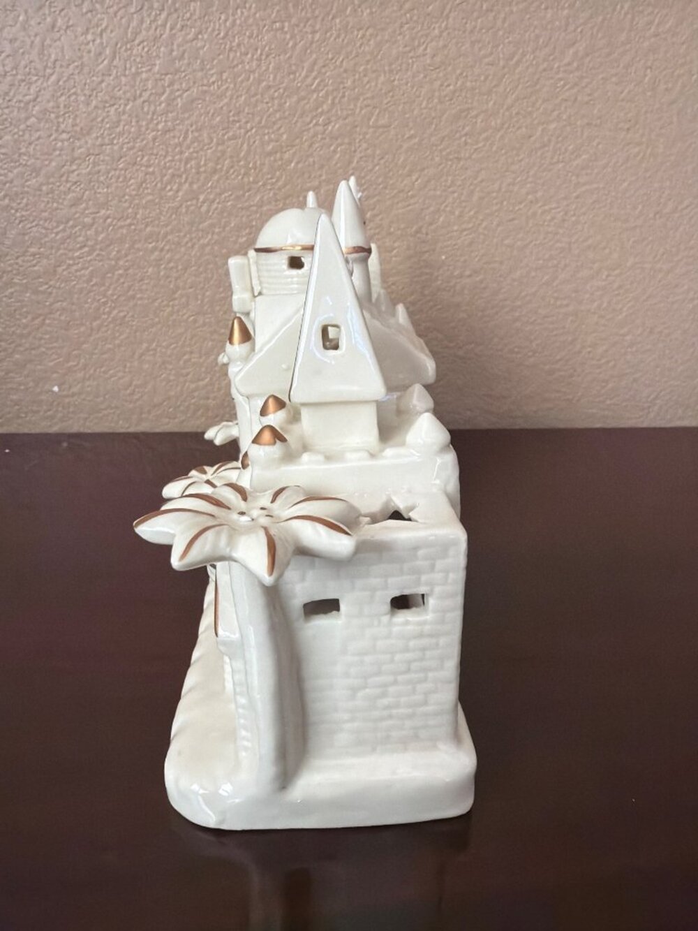 2005 JCPenney Town of Bethlehem Porcelain Nativity Set 12 Piece Gold - Picture 6 of 16